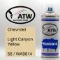 Preview: Chevrolet, Light Canyon Yellow, 55 / WA9814: 400ml Sprühdose, von ATW Autoteile West.